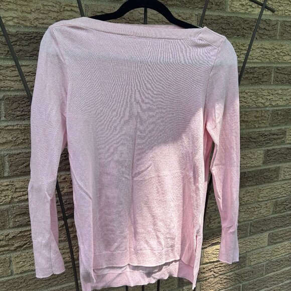 J.Crew Factory Pink Boatneck tunic sweater - Picture 1 of 2